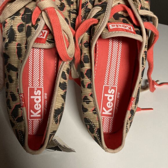 Keds Casual Sneakers (Women’s Size 8.5 ) • Leopard • Canvas Shoes • NEW - Picture 6 of 7